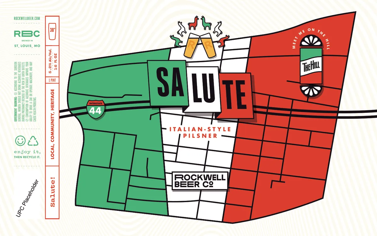 Salute Italian-Style Pilsner label
