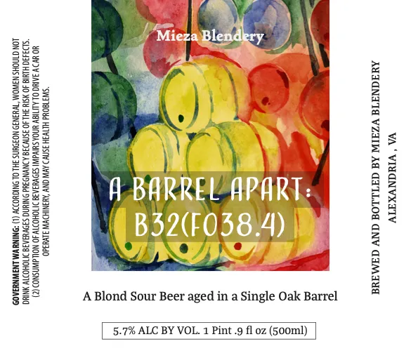 A Barrel Apart B32(F038.4) label