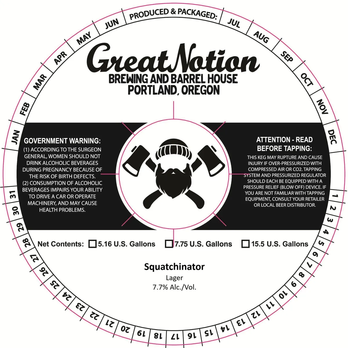 Squatchinator label