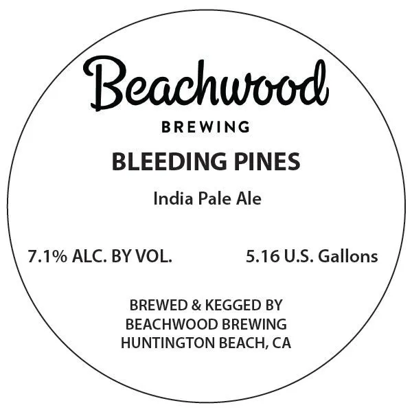 Bleeding Pines label