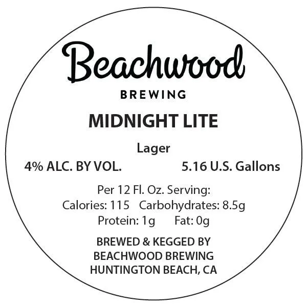 Midnight Lite label