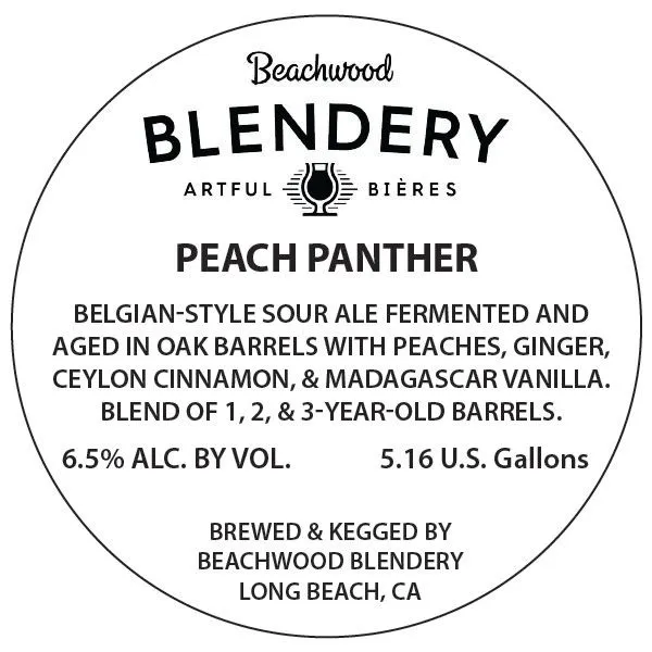 Peach Panther label
