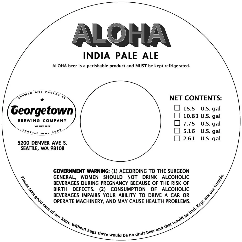 Aloha label