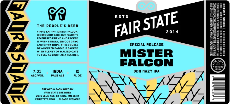Mister Falcon label