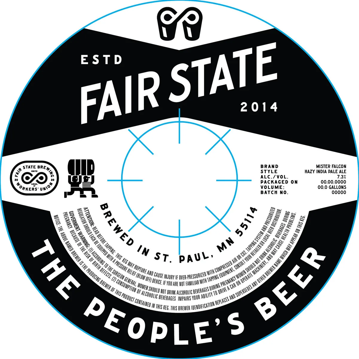 Mister Falcon label