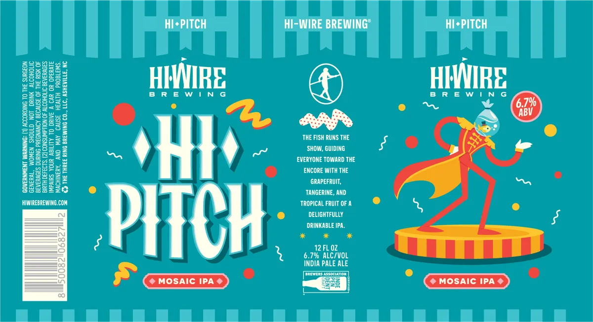 Hi-Pitch Mosaic IPA label
