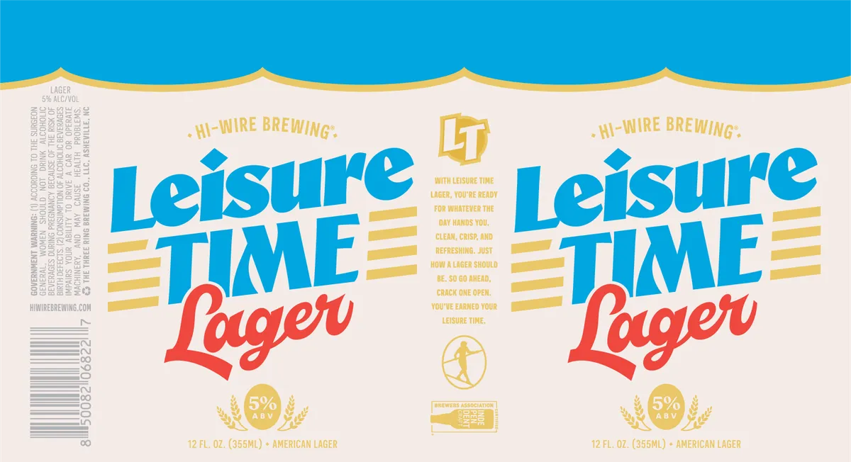 Leisure Time Lager label