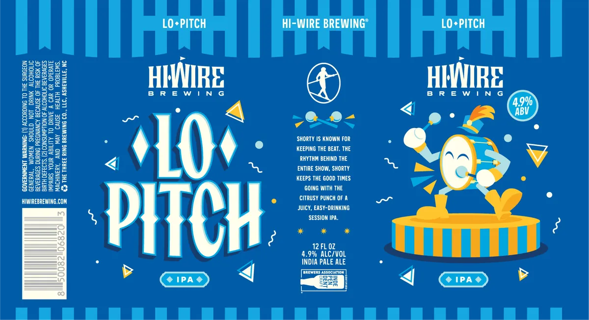 Lo-Pitch IPA label