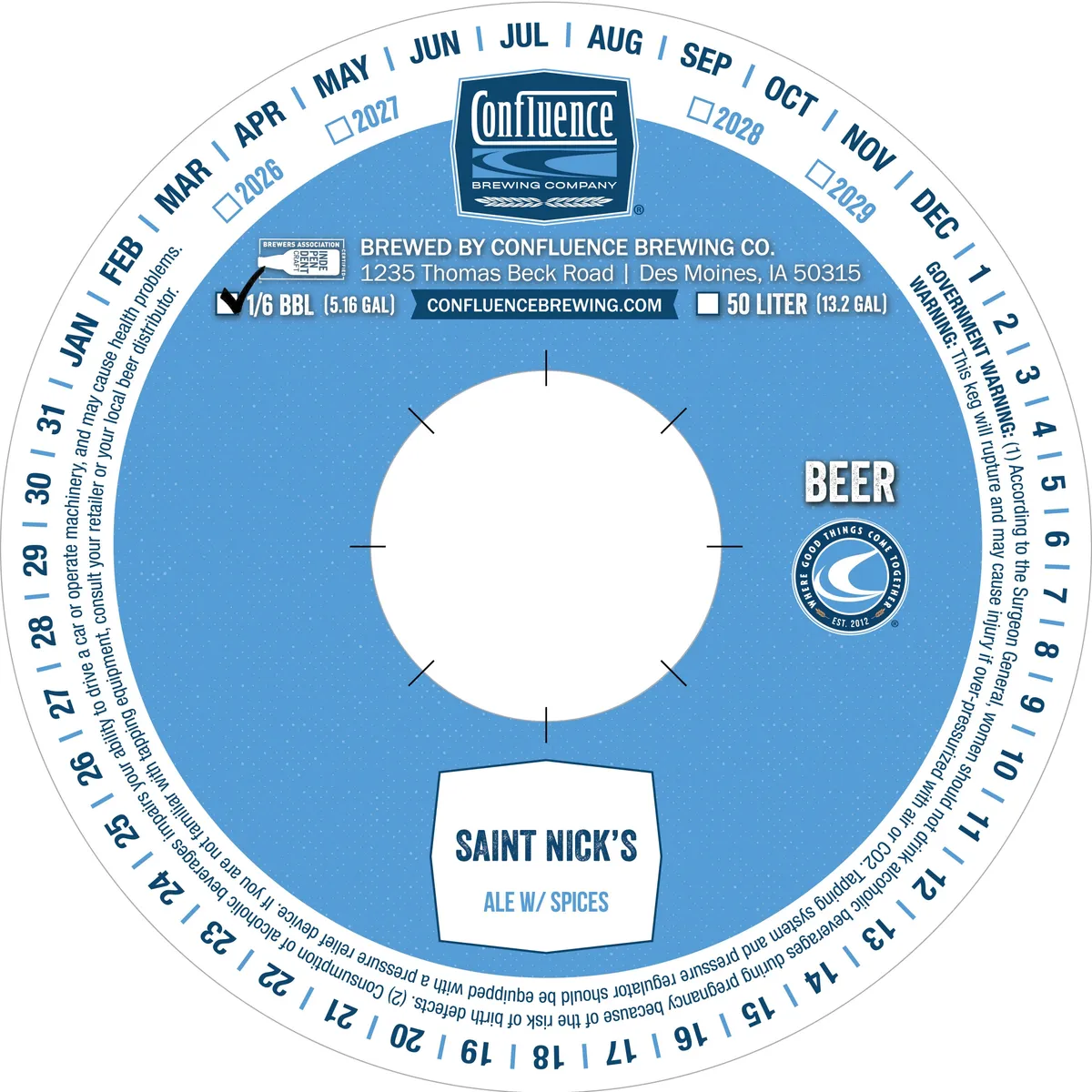 Saint Nick's label