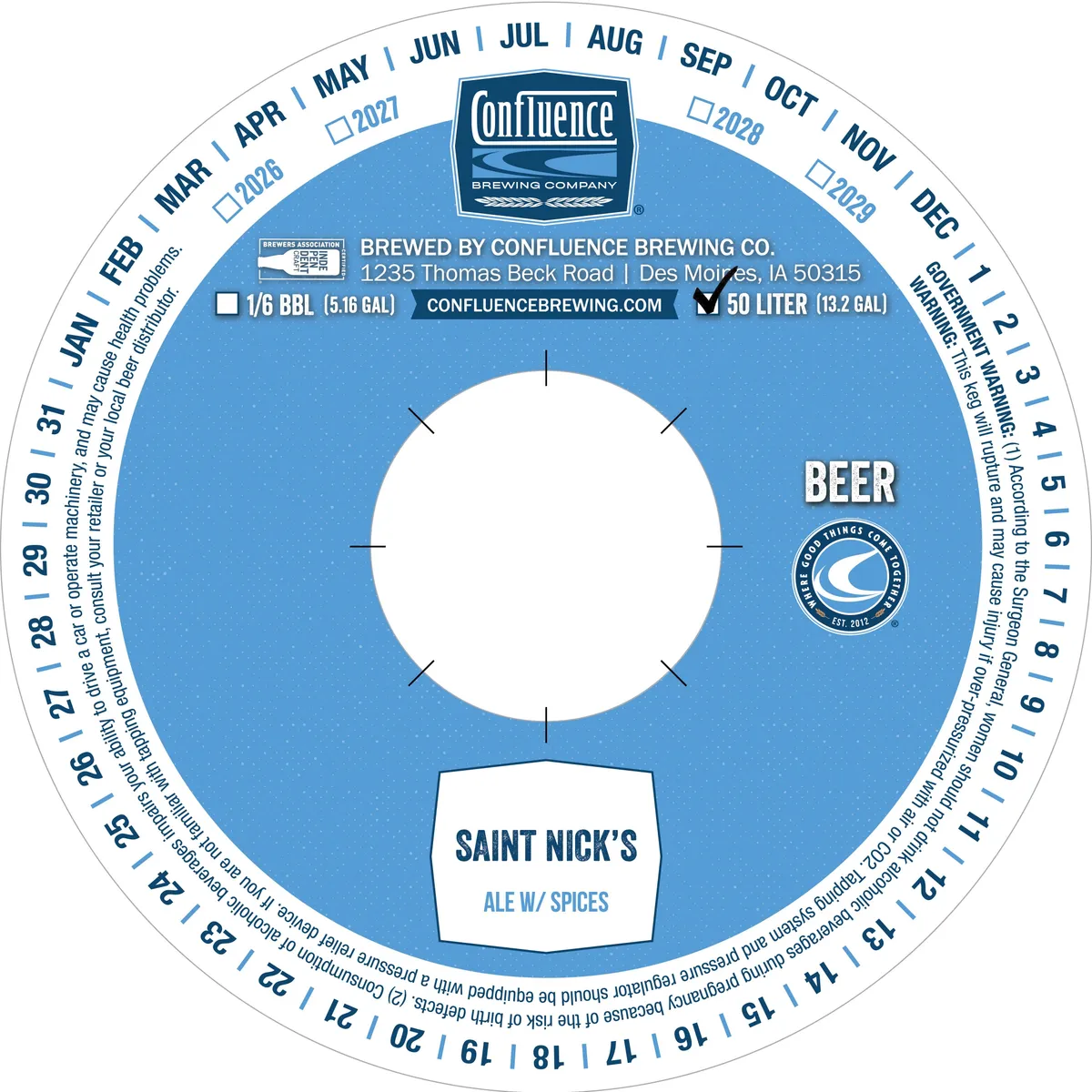 Saint Nick's label