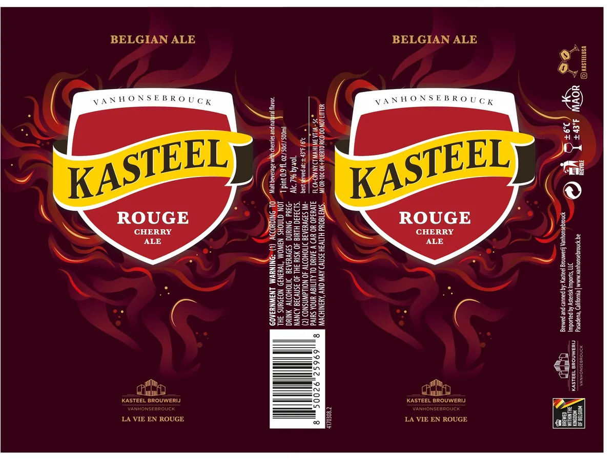 Kasteel Rouge label