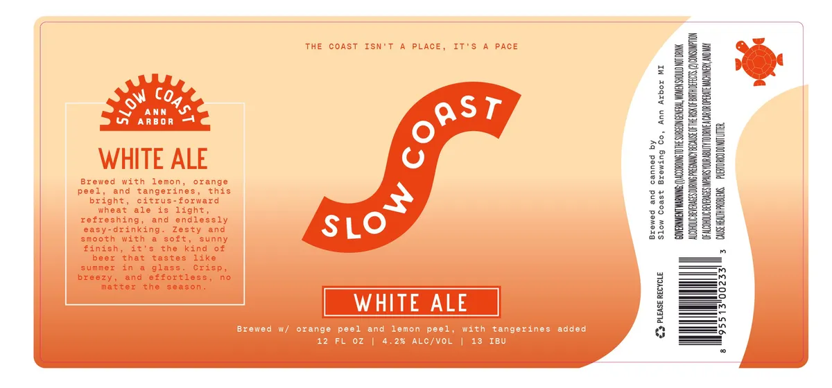 White Ale label