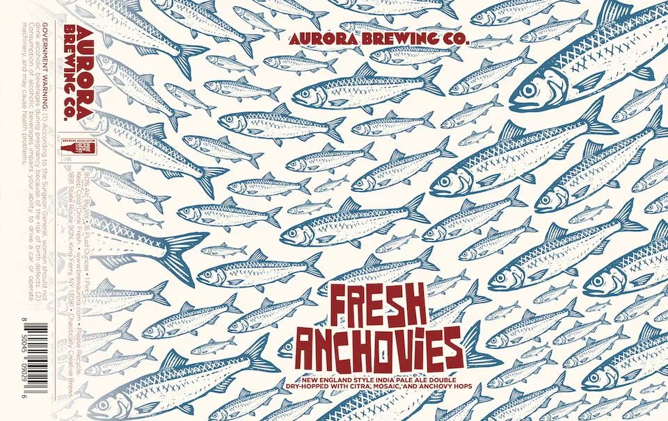 Fresh Anchovies label