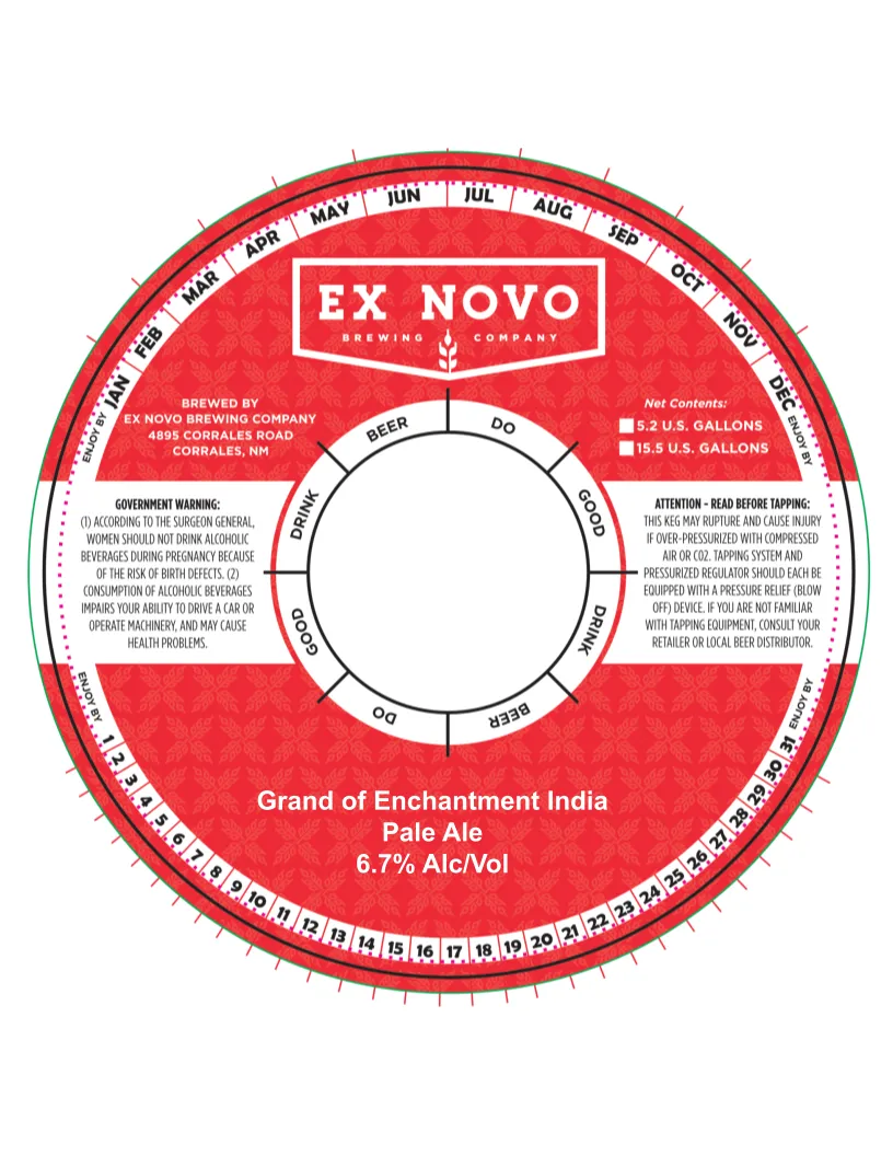 Grand of Enchantment India Pale Ale label