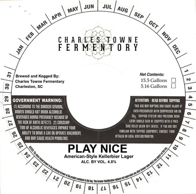 Play Nice label