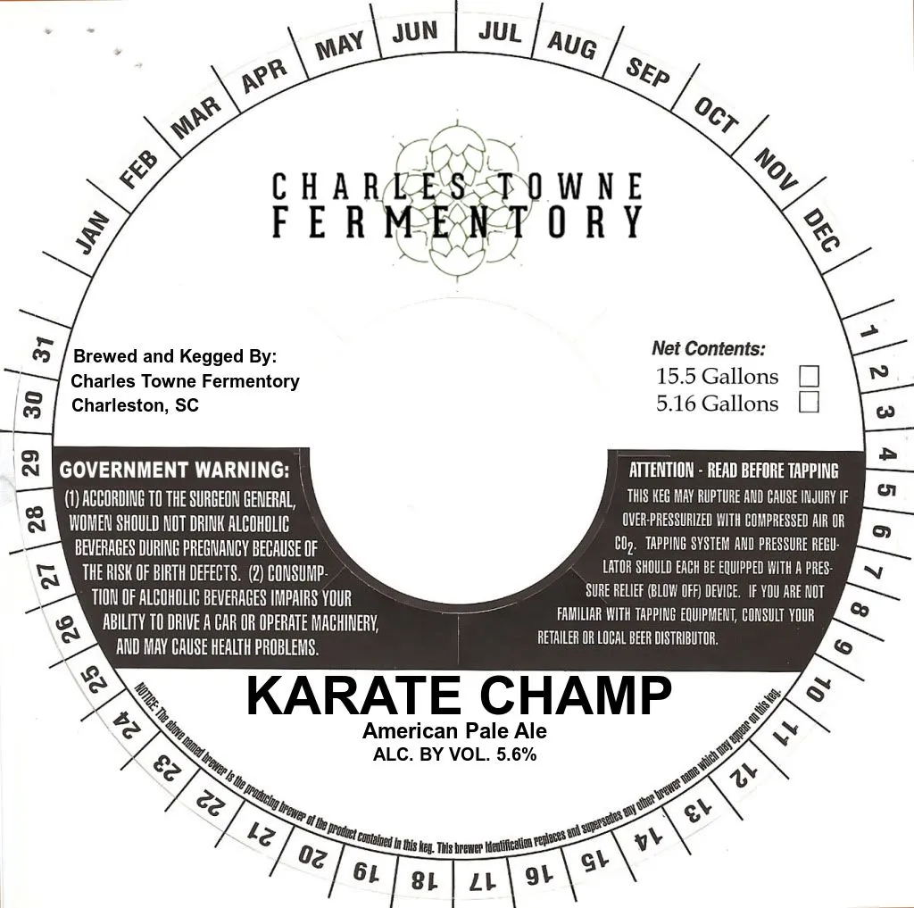 Karate Champ label