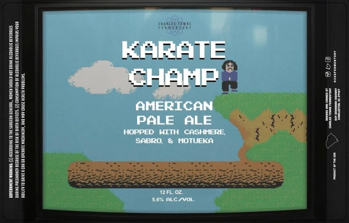 Karate Champ label