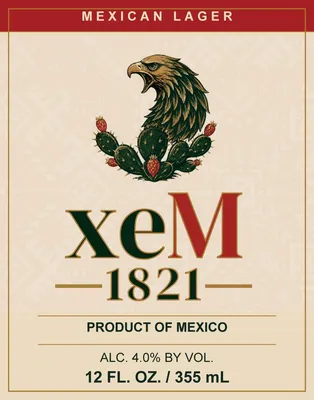 XEM 1821 label