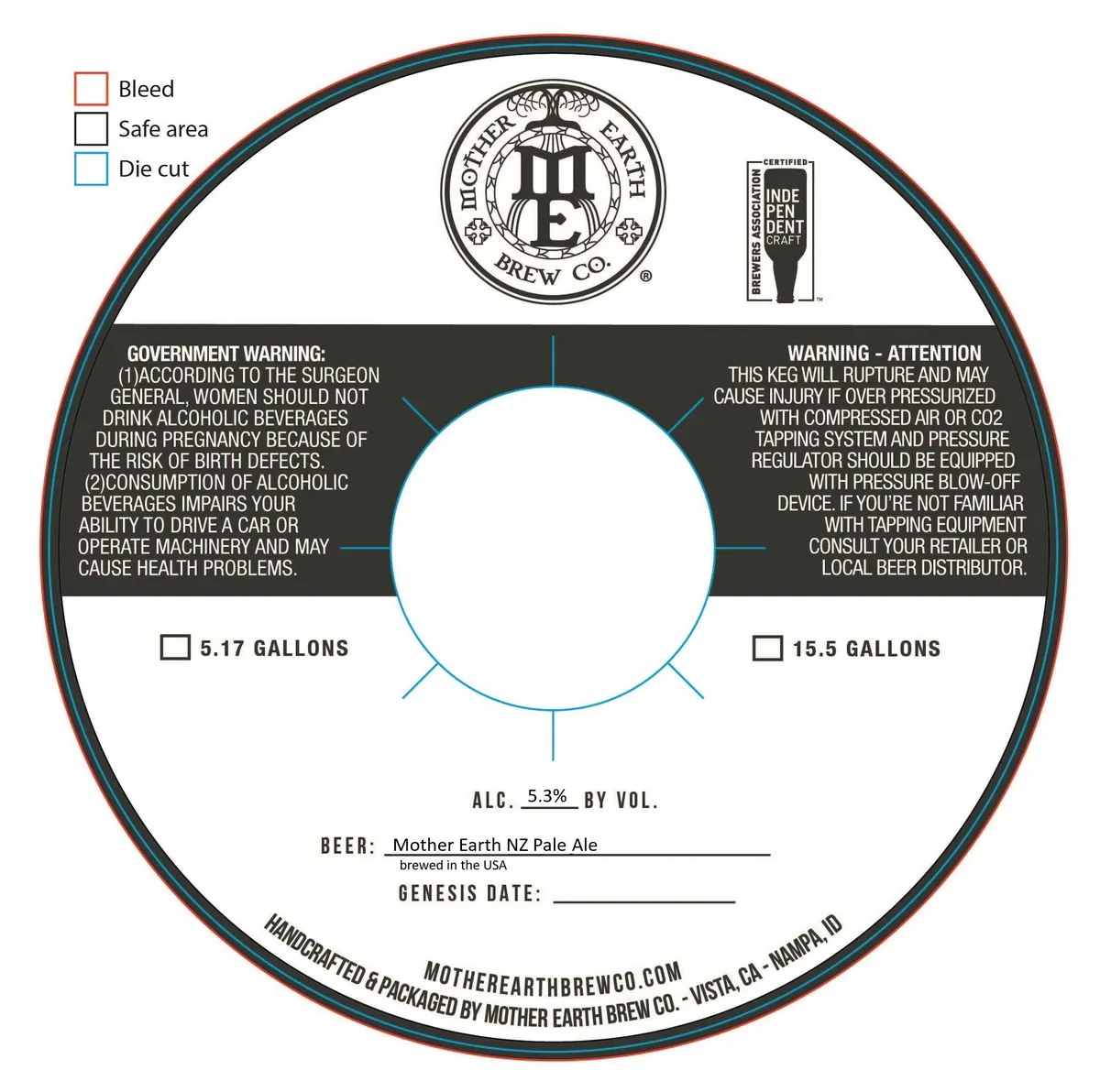 Nz Pale label
