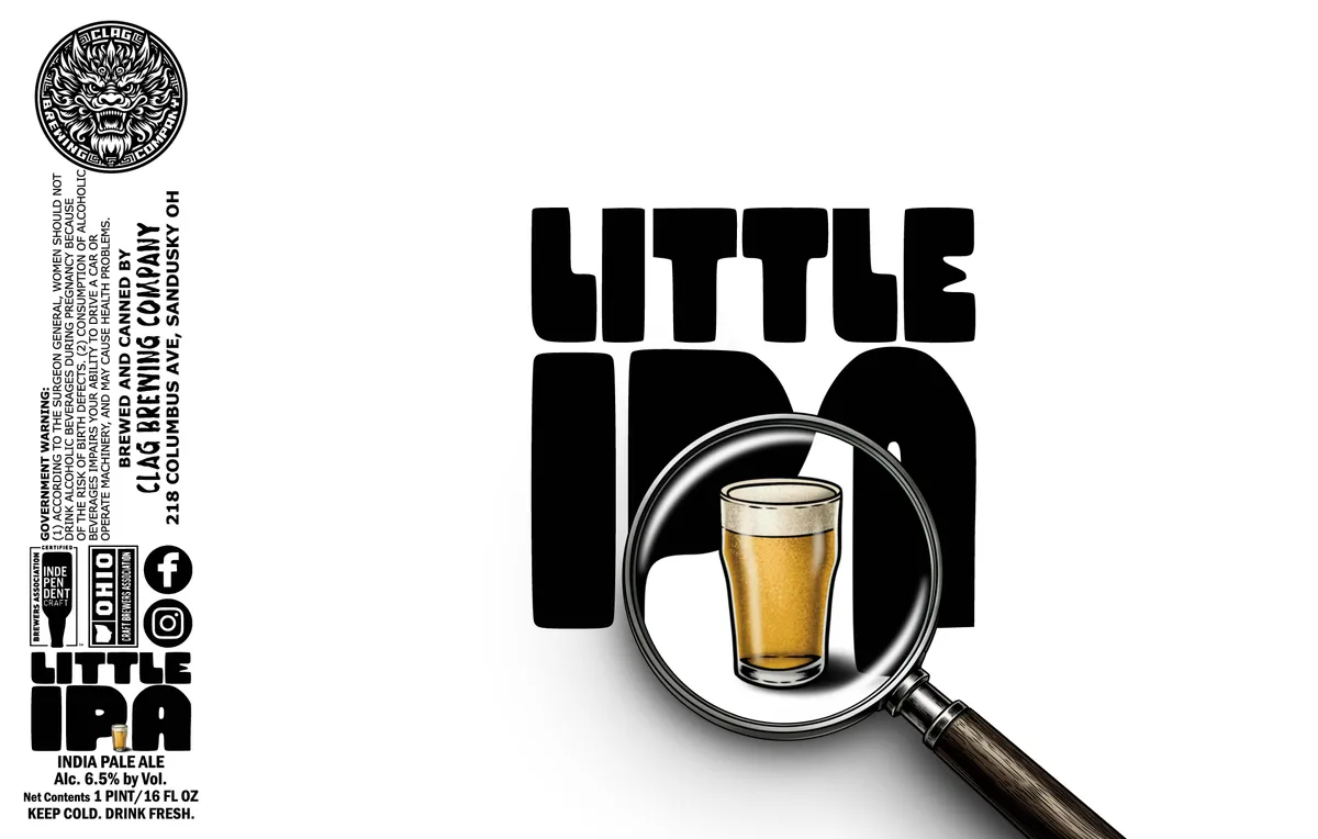 Little IPA label