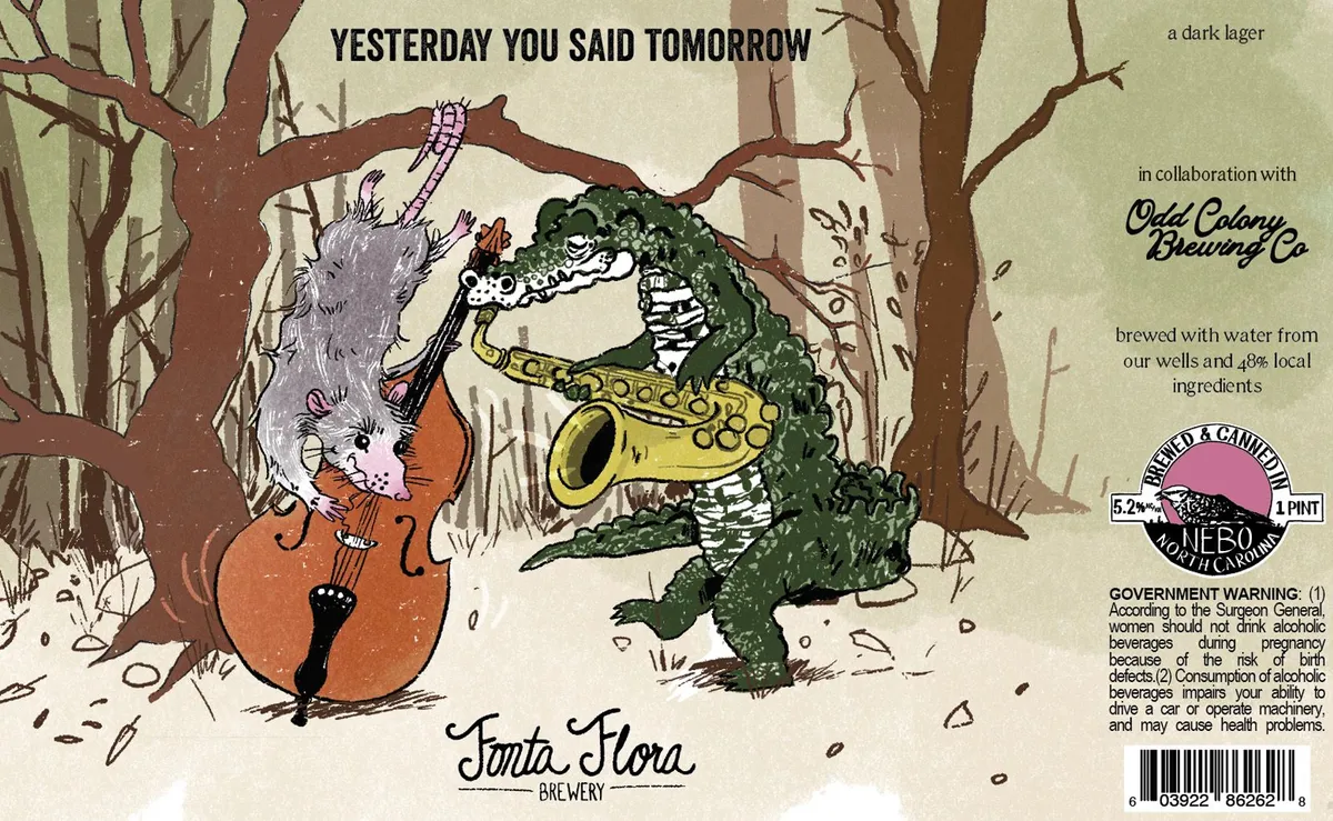 Yesterday You Said Tomorrow label