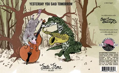 Yesterday You Said Tomorrow label