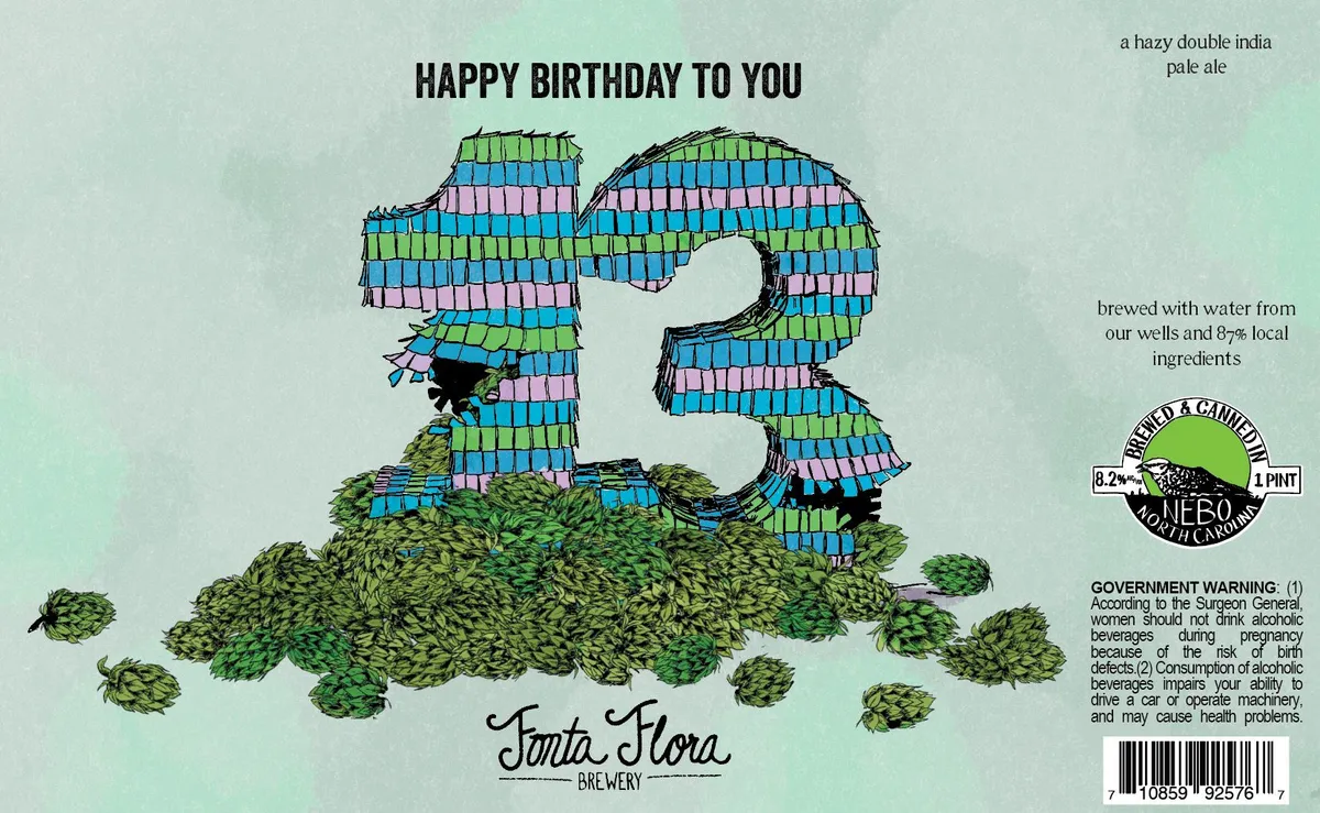 Happy Birthday To You label