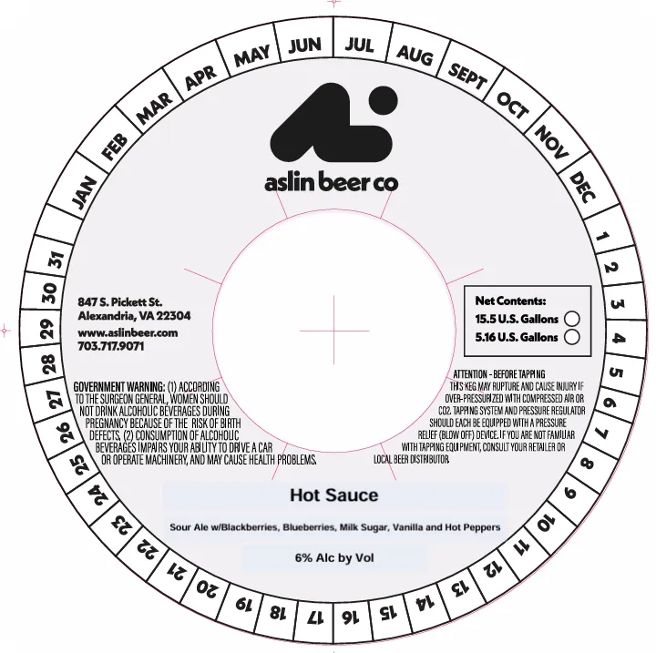 Hot Sauce label