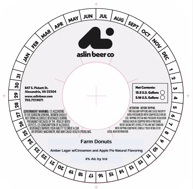 Farm Donuts label