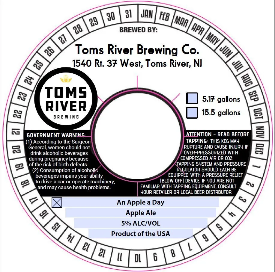 An Apple a Day label