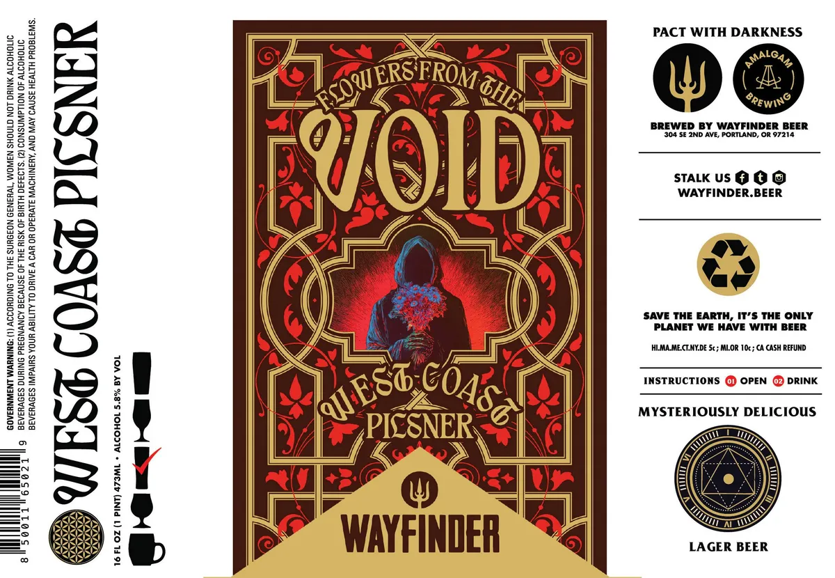 Flowers From The Void label