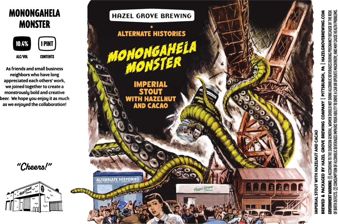 Monogahela Monster label