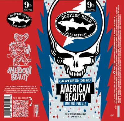 Grateful Dead American Beauty label