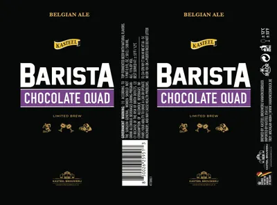 Barista Chocolate Quad label