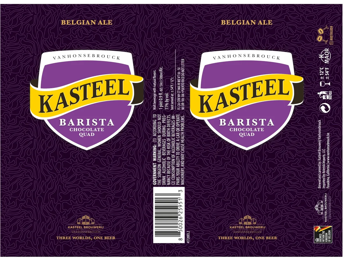 Barista Chocolate Quad label