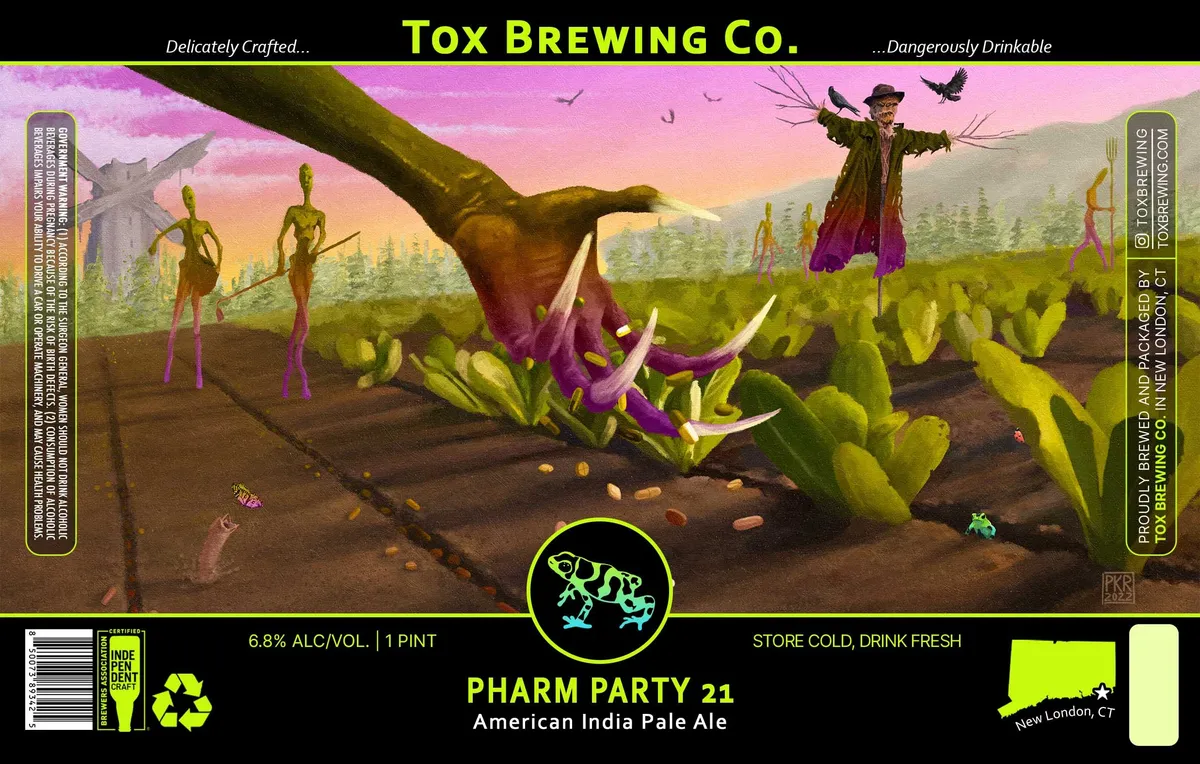 Pharm Party 21 label