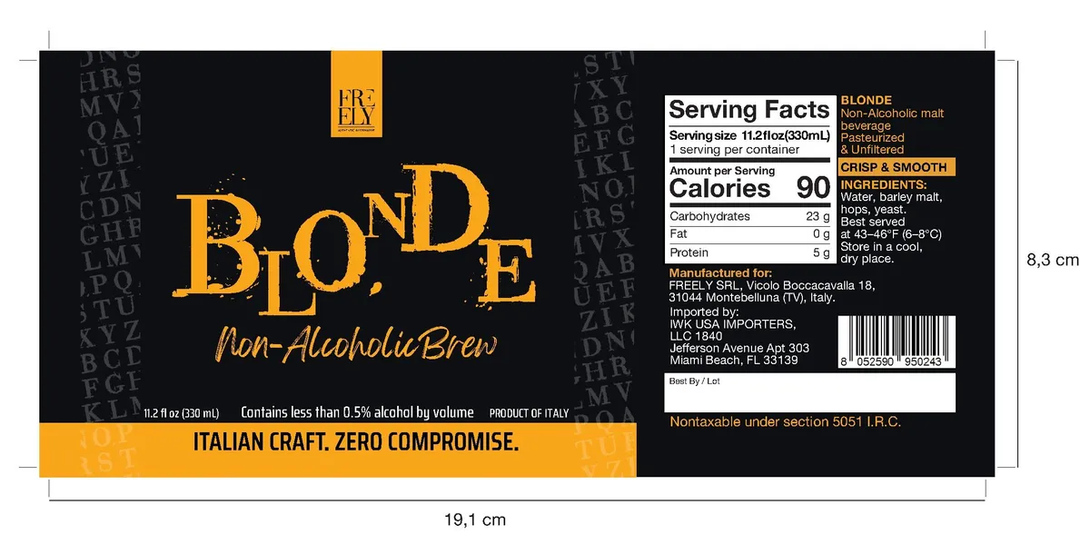 Blonde label