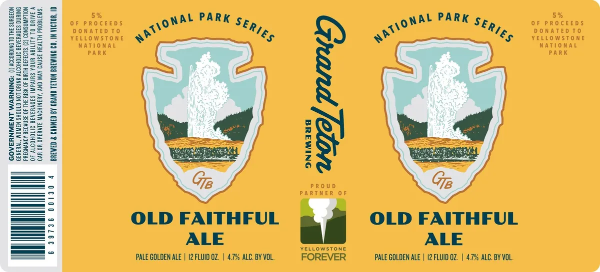 Old Faithful Ale label