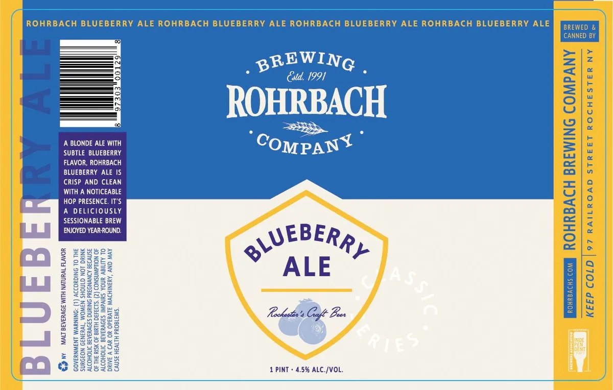 Blueberry Ale label