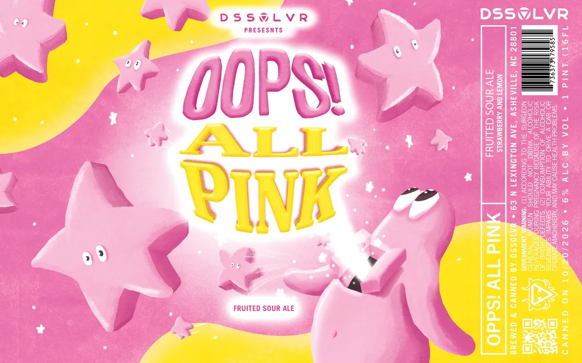 Oops! All Pink label