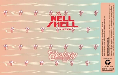 The Nell Shell Lager label