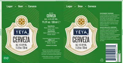 Yeya Cerveza label