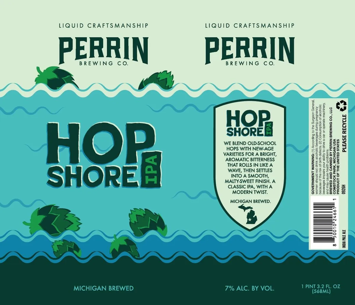 Hop Shore label