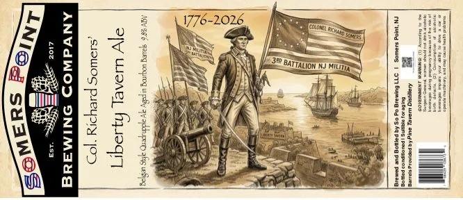 Col. Richard Somers' Liberty Tavern Ale label