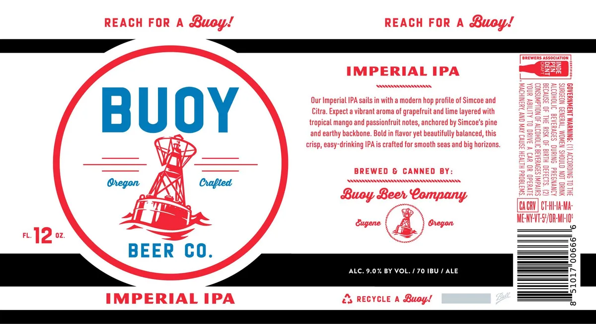 Imperial Ipa label