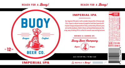 Buoy Imperial IPA label