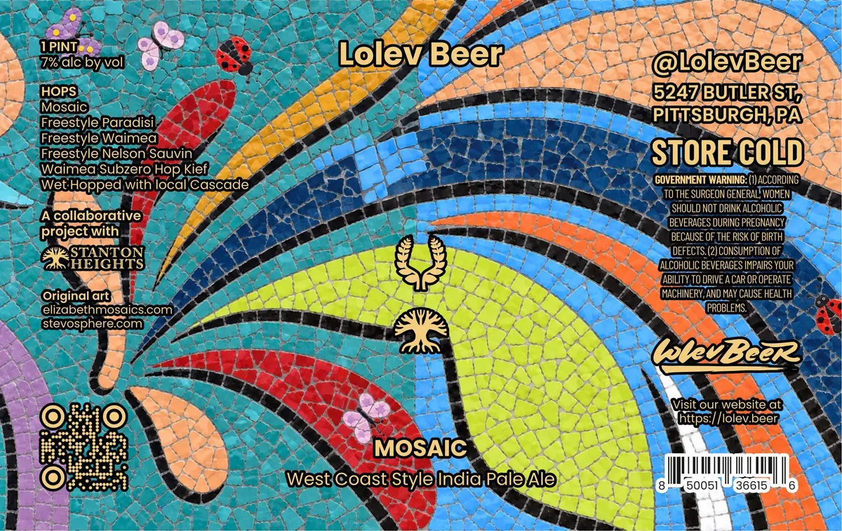 Mosaic label
