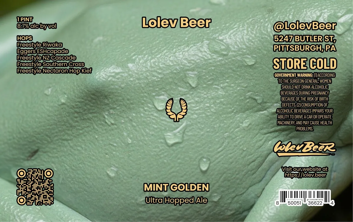 Mint Golden label