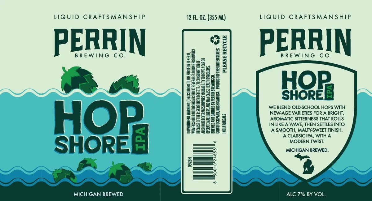 Hop Shore label