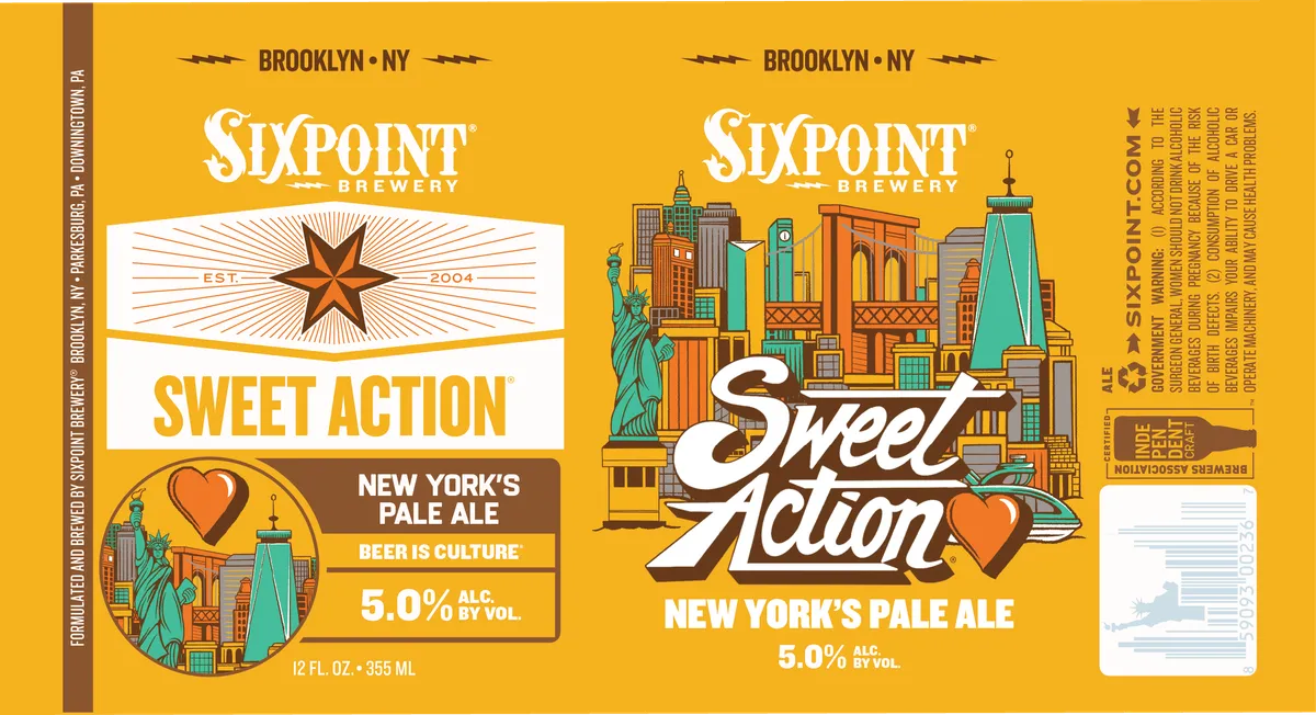 Sweet Action label